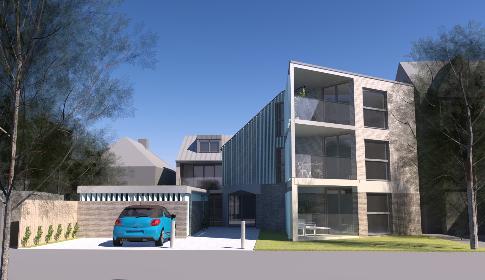 Canterbury Street/St Stephen's Place 9 apartments NP Architects RIBA Chartered Cambridge